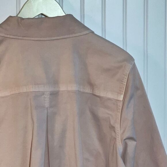 Westport Swing Jacket Women 2XLarge Pink Button Front Trapeze Barbiecore Classic - Picture 10 of 11